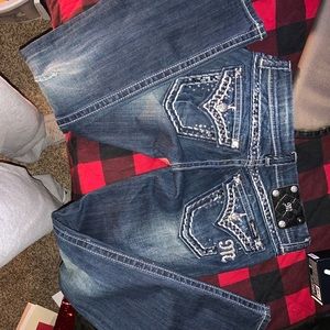 Size 26 miss me boot cut jeans